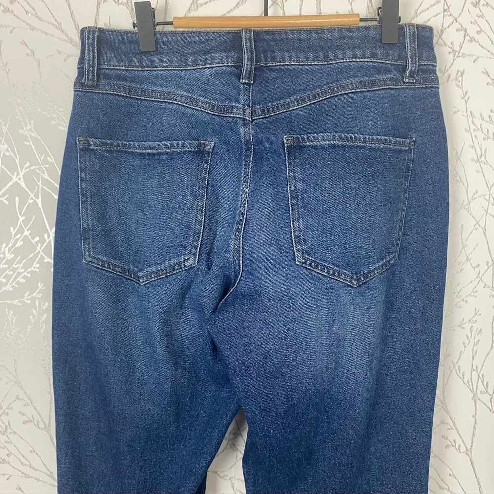 REWASH Super Hi-Rise Mom Jeans 29 Raw Step Hem Distressed - Picture 8 of 14